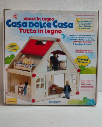 Gioco in Legno Casa Dolce Casa Legnoland 35 pezzi