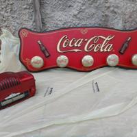 Attaccapanni vintage coca cola e radio '50s