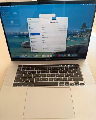Apple Macbook pro 16" 2019 i7 16gb 512gb Tahoe