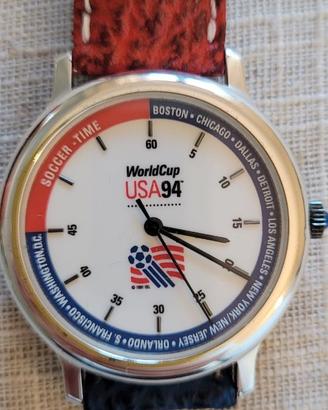 Orologio World Cup USA 94 in argento 925 NUOVO