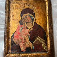 Icona Madonna con Bambinello sacra