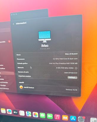 iMac  21,5”