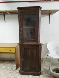 Credenza angolare in legno- arte povera