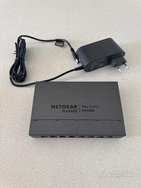 Switch Netgear Plus switch GS108E.
