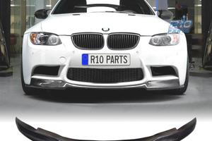SPOILER LIP BMW E90 E92 E93 LOOK M3 FIBRA DI CARBO