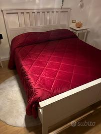 Letto IKEA HEMNES bianco + doghe LÖNSET