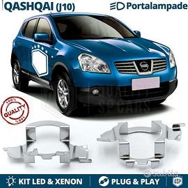 ADATTATORI montaggio KIT LED H7 NISSAN QASHQAI J10
