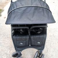 Passeggino gemellare Doppio VALCO Snap DUO Nero.
