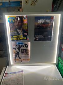 Cornice lavagna magnetica led