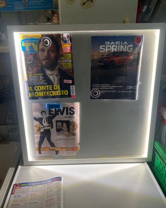 Cornice lavagna magnetica led