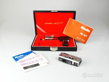 Minolta 16 QT fotocamera spia analogica