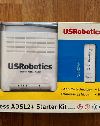 Router wireless USRobotics ADSL2+ chiavetta USB