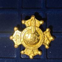 spilla francese pellegrino a Lourdes 