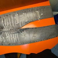 Jeans nero strappato