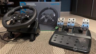 Logitech G920 – Volante + Pedaliera