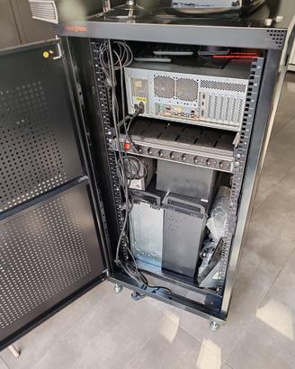 Armadio Rack 19" RackMatic 125x60x80 + Switch
