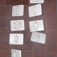 TICINO serie DOMINO per scatola tonda