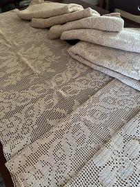 Coperta matrimoniale ad uncinetto