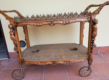 Carrello bar portavivande vintage