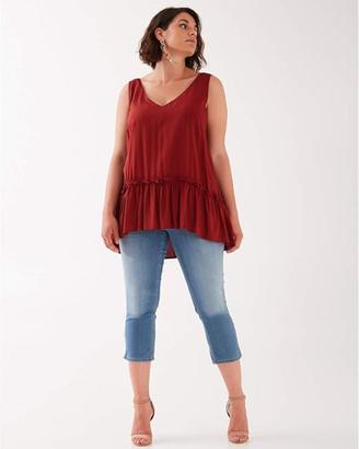 canotta Fiorella Rubino taglia XL (veste una 49)