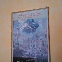 Quadro con cornice e vetro "Miracolo a Roma"