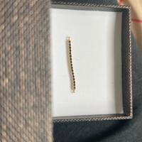 Tennis oro rosa diamanti neri