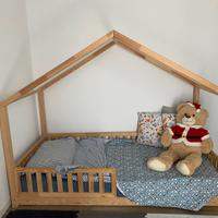 Letto singolo a capanna mon  lit cabane