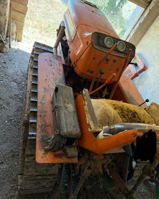 Trattore cingolato vigneto