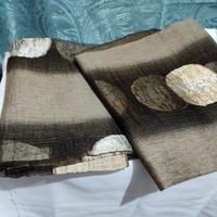 tessuto tenda semi trasparente con rombo chiaro 