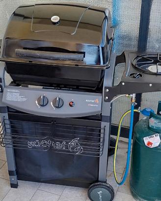 Barbecue a gas