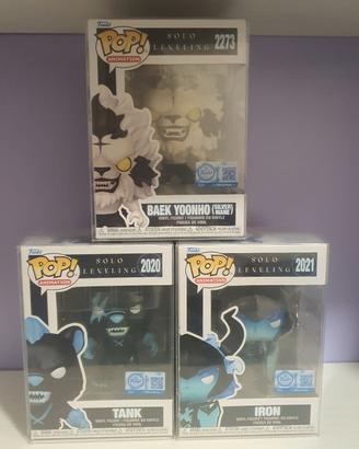 lotto Funko Pop Solo leveling Baek Iron Tank