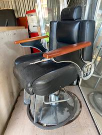 Poltrona vintage da barbiere