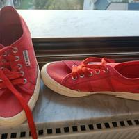 SCARPE SUPERGA ROSSE 37