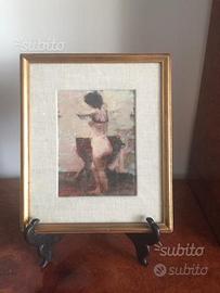 Cosmo d'Angeli,olio su faesite in cornice19x14