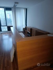 Bancone Reception vero Legno per uffici