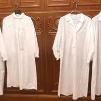 N. 4 Camicia da notte da allattamento in cotone e