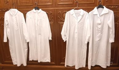 N. 4 Camicia da notte da allattamento in cotone e