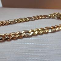 Bracciale in oro giallo rosa e bianco 750