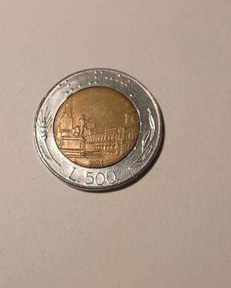 500 lire 1991 testa piccola 