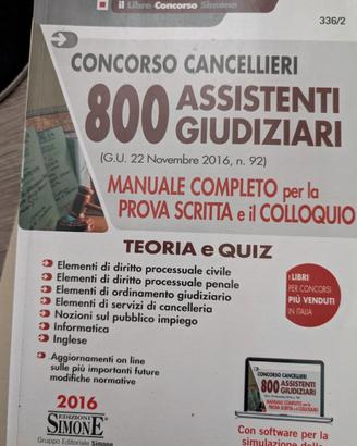 Testo "Concorso Cancellieri Assistenti Giudiziari"