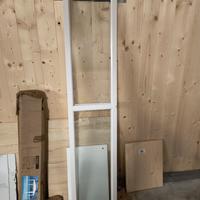 Ante Oxberg Ikea in vetro per libreria billy