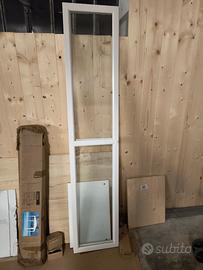 Ante Oxberg Ikea in vetro per libreria billy