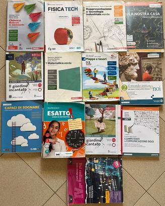 libri usati per scuole medie e superiori