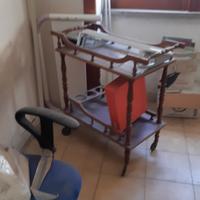 carrello mogano anni 60