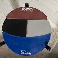 Pad allenamento 12" batteria con 4 suoni diversi