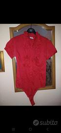 Camicia con body rossa Coconuda