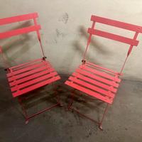 Sedie pieghevoli da giardino bistrot