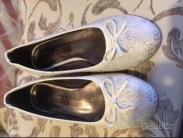 Scarpe ballerine bianche Estradà