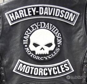 Tris Toppe Harley Davidson Termoadesive per Gilet 