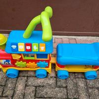 Trenino cavalcabile educativo